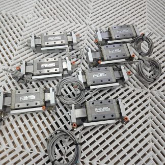(Qty 7) SMC MXP16-30 Guided Cylinder Slide Table D-F9B Limit Switch - Used