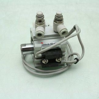 SMC CDQ2L32-10D-A73 Pneumatic Air Cylinder 32mm Bore x 10mm Stroke - Used