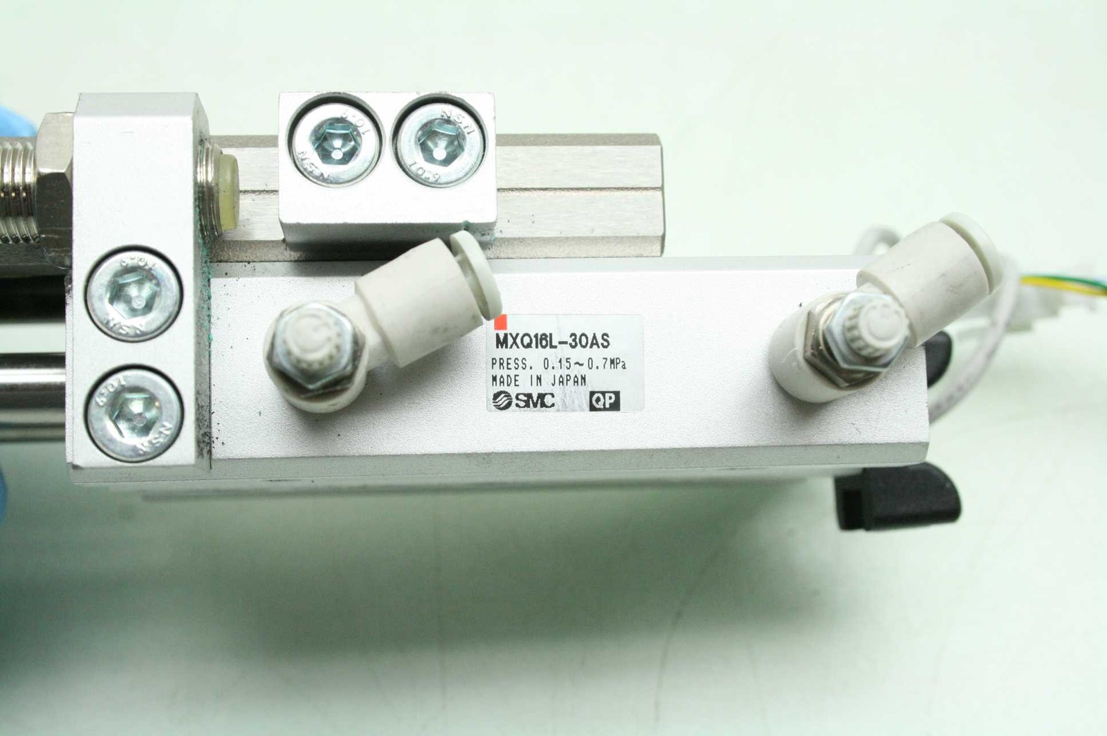 SMC MXQ16-30AS Slide Table Stroke Adj, Guided Cylinder 16mm Bore x 30mm Stroke - Used - Image 3