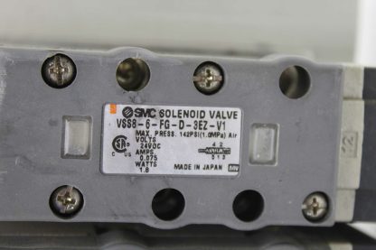 SMC VSS8 6 FG D 3EZ V1 9 Solenoid Manifold Used 173896550061 8