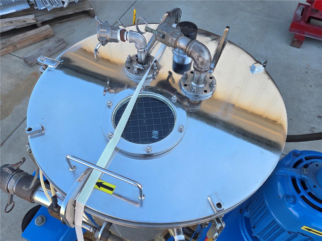 Sanborn 20" x 6" Pilot Fluid Extraction Centrifuge, RU11-0164, 5 HP  1750 RPM - Used - Image 16