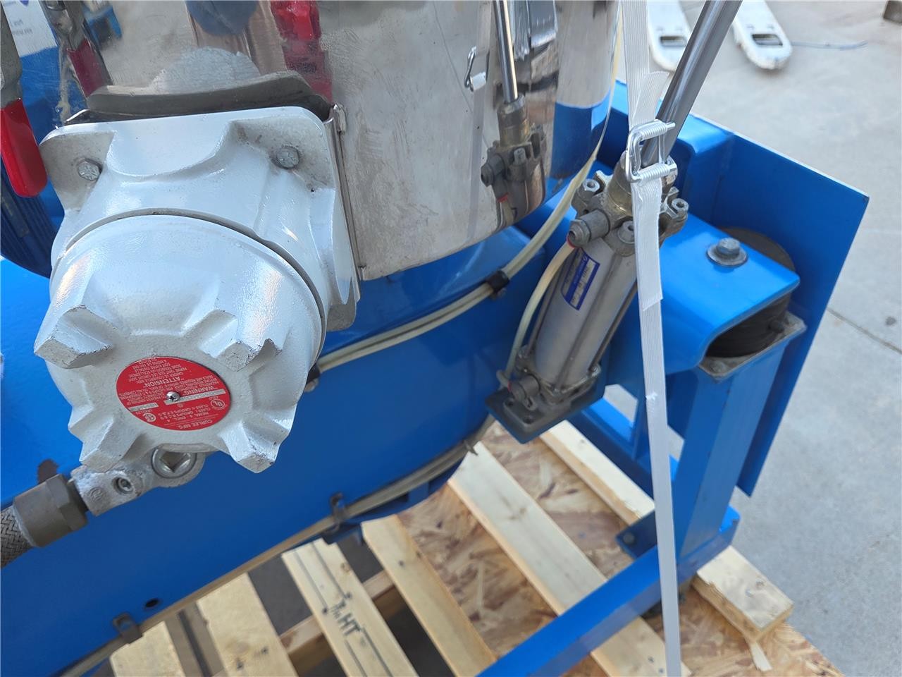 Sanborn 20" x 6" Pilot Fluid Extraction Centrifuge, RU11-0164, 5 HP  1750 RPM - Used - Image 17