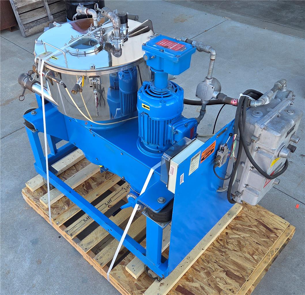 Sanborn 20" x 6" Pilot Fluid Extraction Centrifuge, RU11-0164, 5 HP  1750 RPM - Used - Image 27