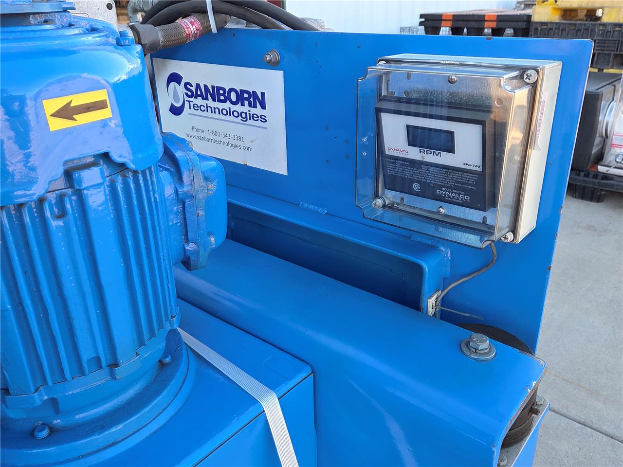 Sanborn 20" x 6" Pilot Fluid Extraction Centrifuge, RU11-0164, 5 HP  1750 RPM - Used - Image 30