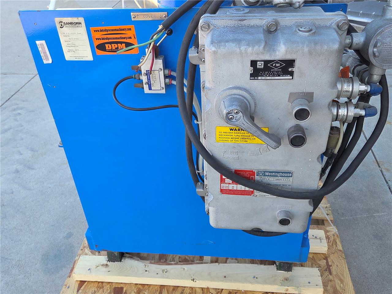 Sanborn 20" x 6" Pilot Fluid Extraction Centrifuge, RU11-0164, 5 HP  1750 RPM - Used - Image 34