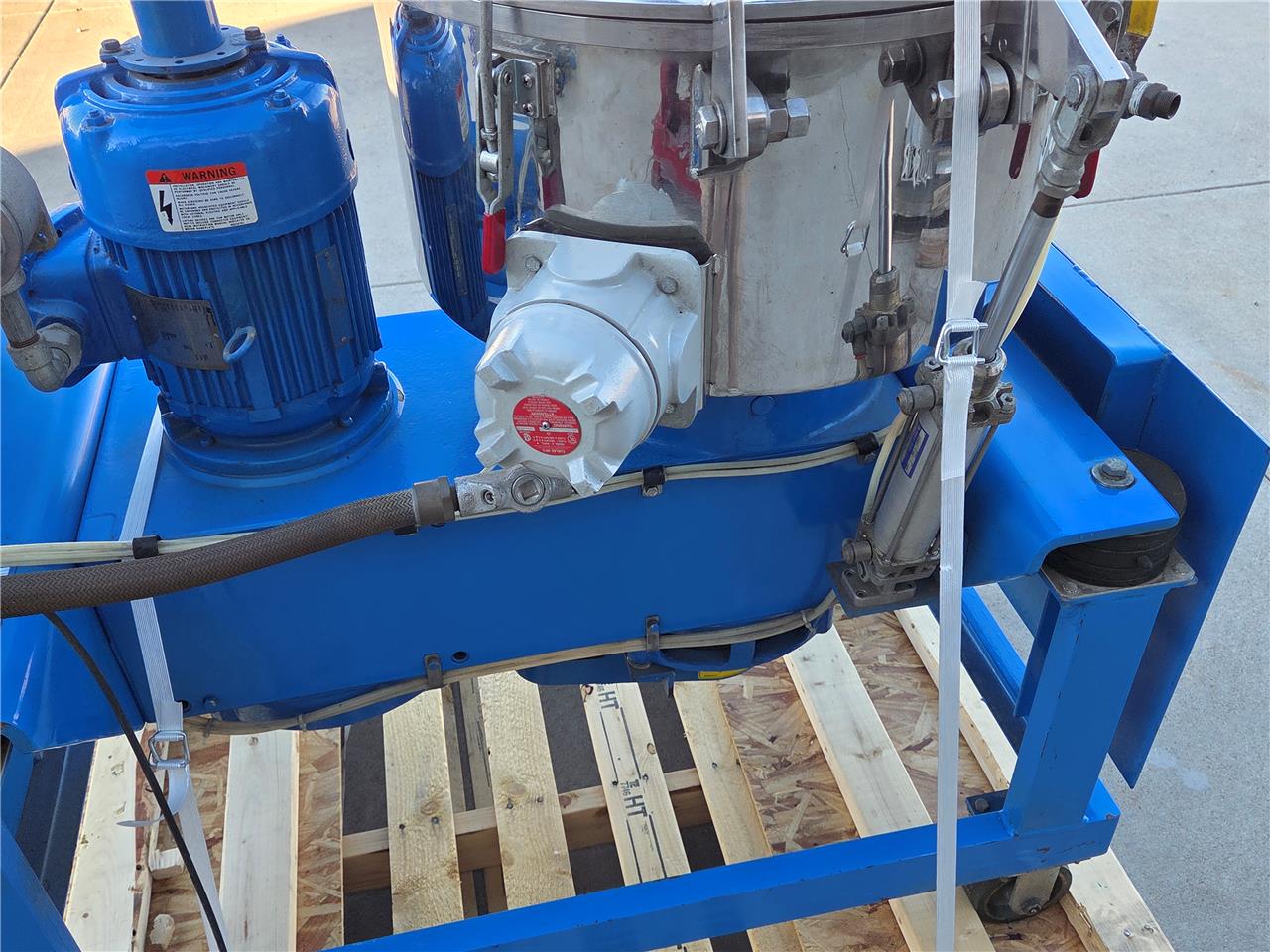 Sanborn 20" x 6" Pilot Fluid Extraction Centrifuge, RU11-0164, 5 HP  1750 RPM - Used - Image 39