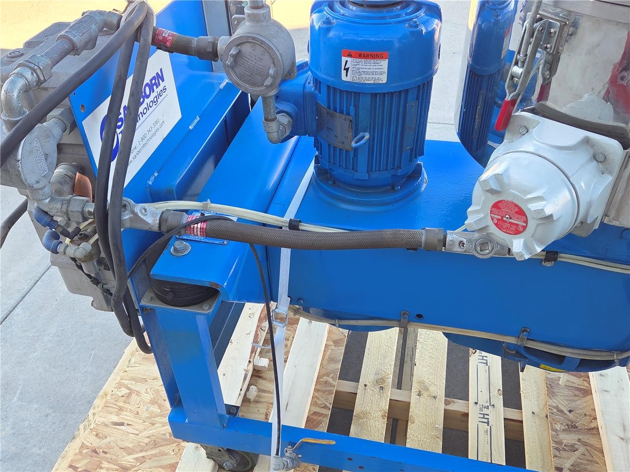 Sanborn 20" x 6" Pilot Fluid Extraction Centrifuge, RU11-0164, 5 HP  1750 RPM - Used - Image 7