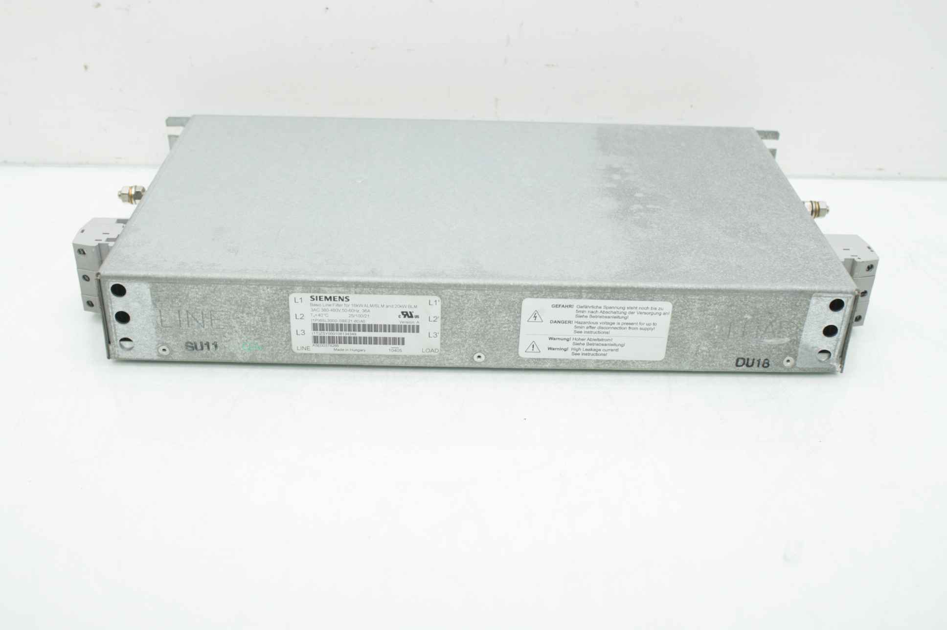 Siemens 6SL3000-0BE21-6DA0 Sinamics 611 Line Filter for 16kW Active/Smart Line - Used - Image 11