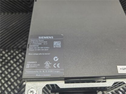 Siemens 6SL3130-6TE23-6AA3 S120 Smart Line Module 60A, 600V - Used - Image 5