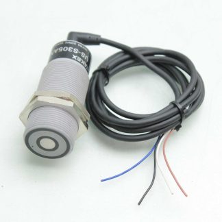 Takex US-S305AN Ultrasonic Displacement Sensor 90-500mm Range M30 Barrel 186kHz - Used