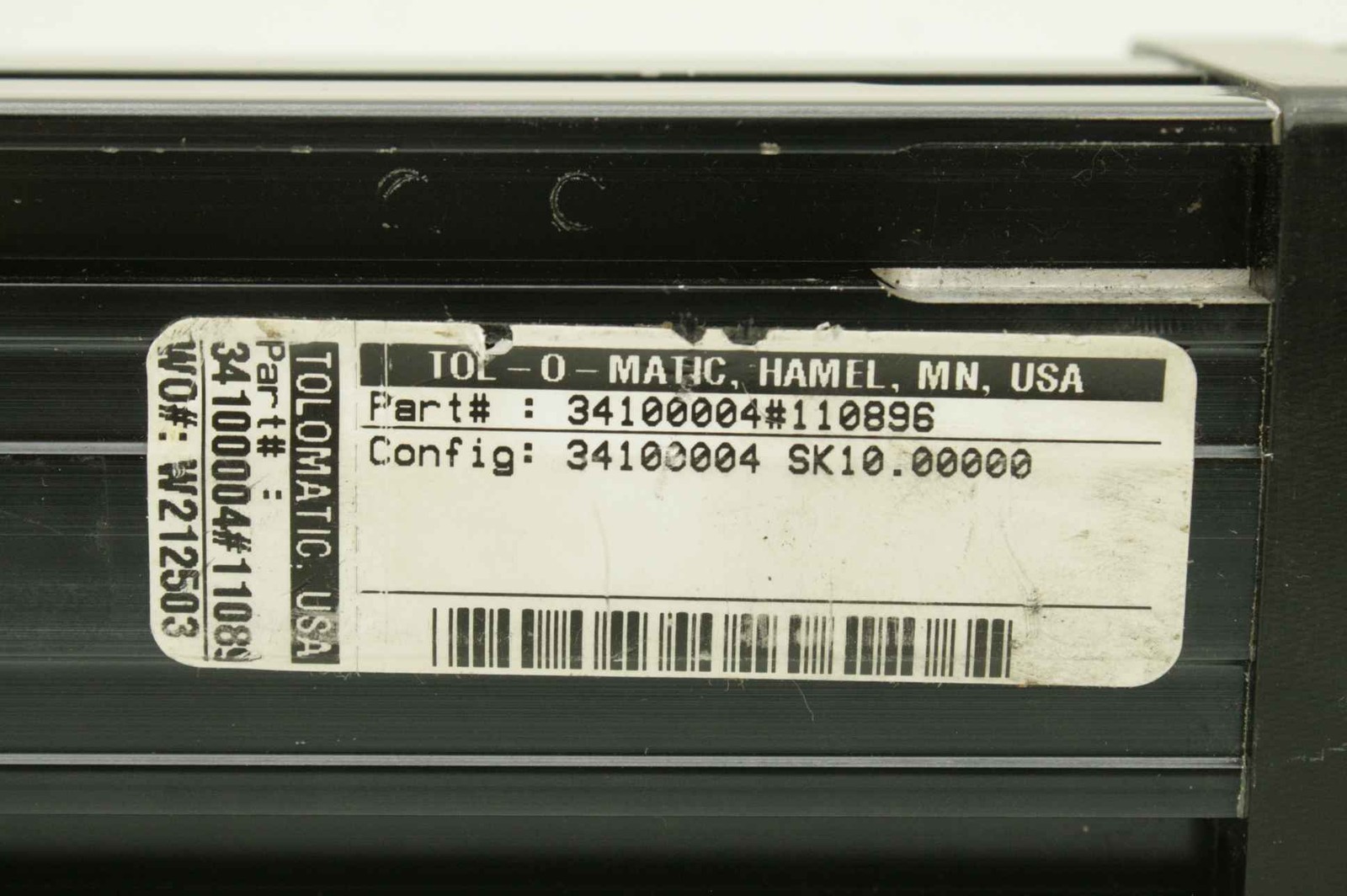 Tolomatic B3S#34100004 Ballscrew Actuator, 10" Travel - Used - Image 6