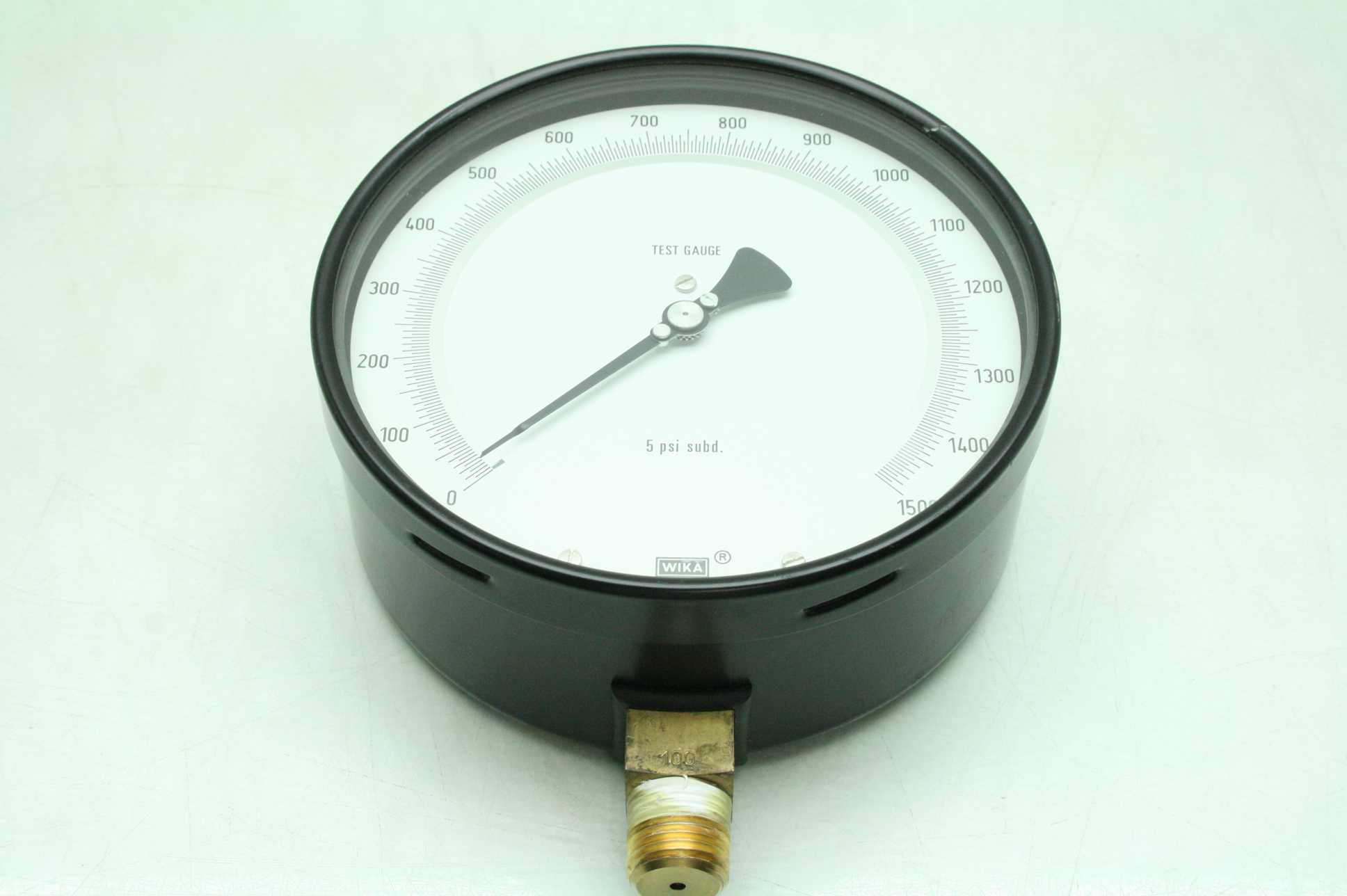 WIKA 2238478 6" Pressure Gauge / 1/2" Thread Fitting / 1500 PSI - Used - Image 8