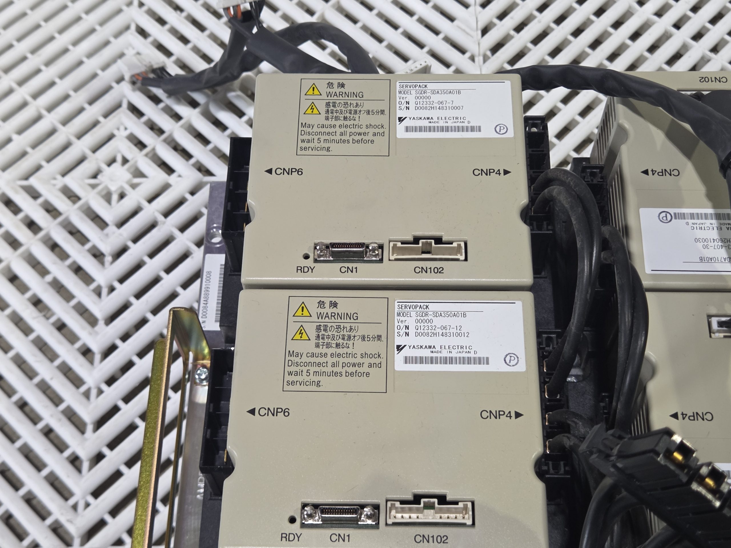 Yaskawa SGDR-SDA710A01B NX100 Sigma-II SERVOPACK Lot 6-Axis Assembly - Used - Image 19