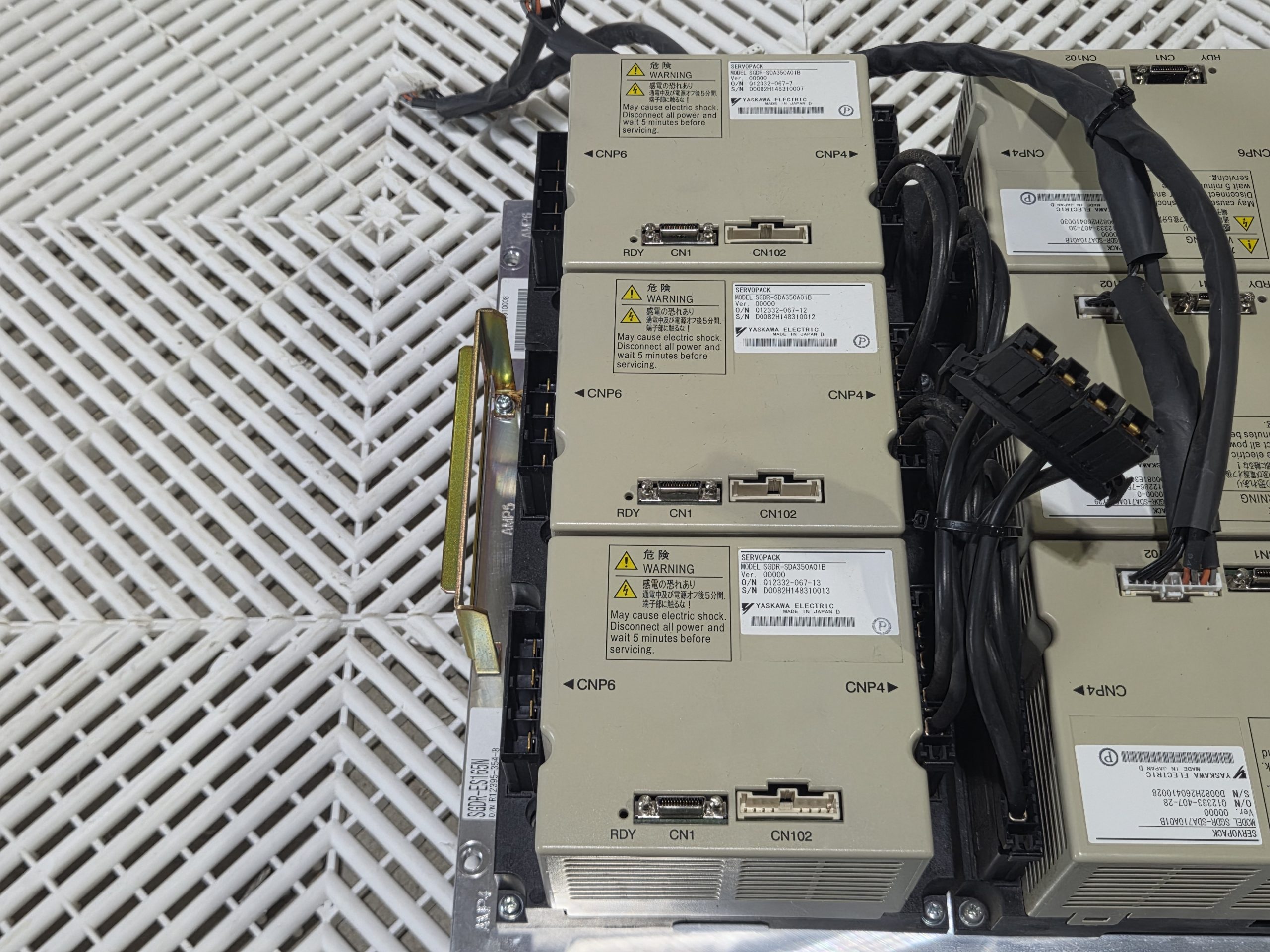 Yaskawa SGDR-SDA710A01B NX100 Sigma-II SERVOPACK Lot 6-Axis Assembly - Used - Image 20