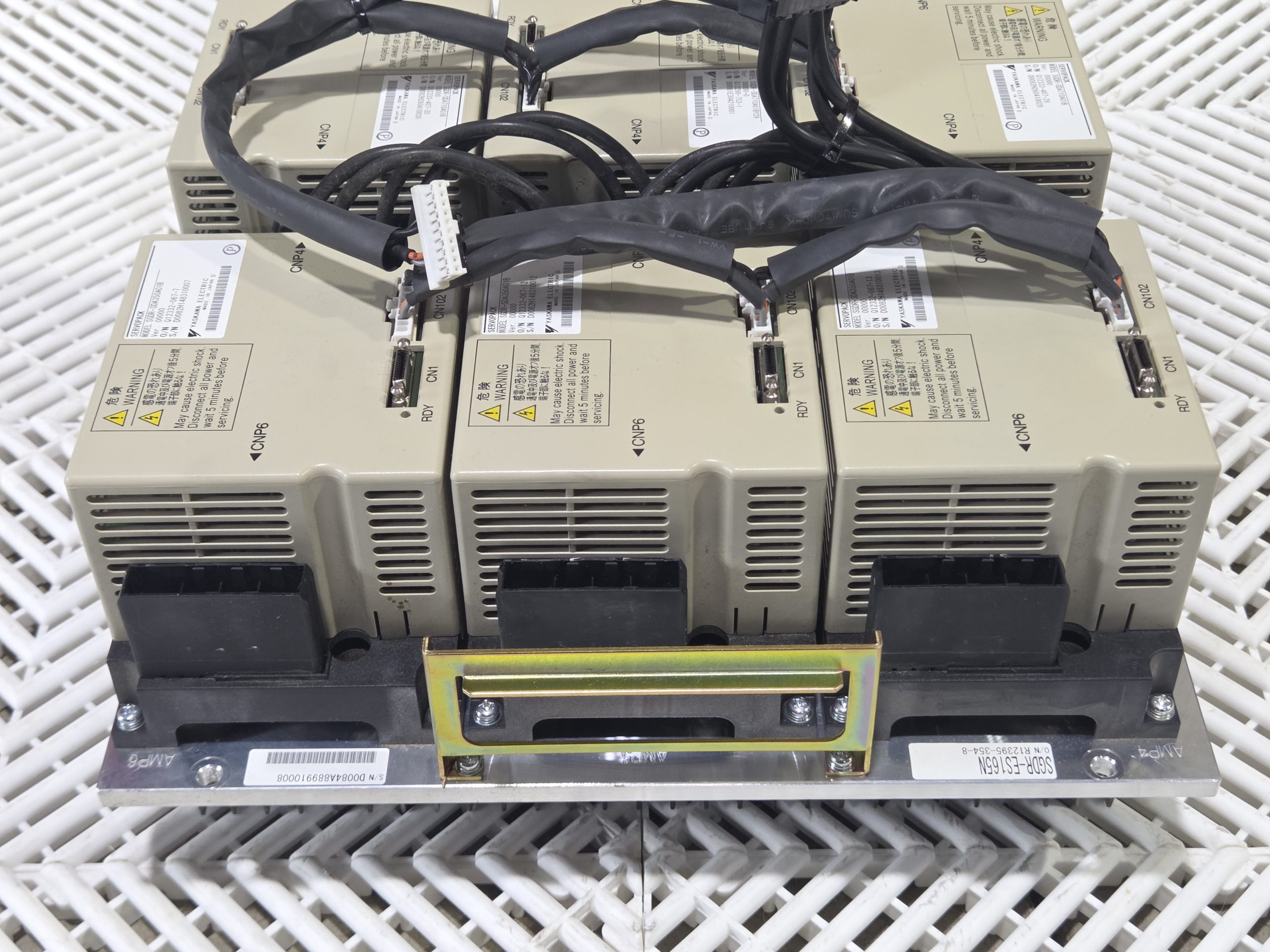 Yaskawa SGDR-SDA710A01B NX100 Sigma-II SERVOPACK Lot 6-Axis Assembly - Used - Image 23