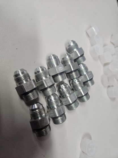(10) Brennan 6400-08-08-O 1/2" Male ORB to 1/2" JIC Flare 08MJ-08MORB Straight - New - Image 13