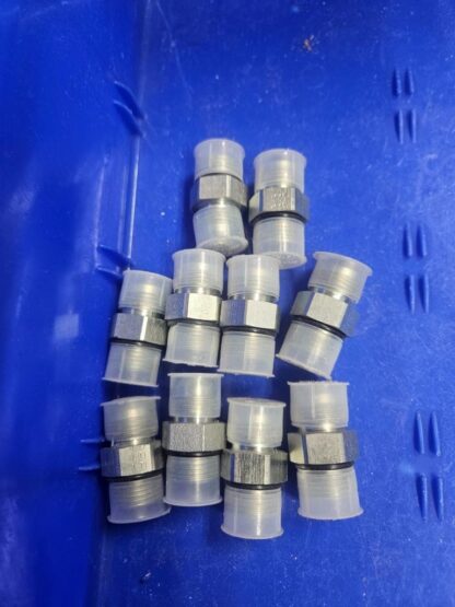 (10) Brennan 6400-08-08-O 1/2" Male ORB to 1/2" JIC Flare 08MJ-08MORB Straight - New - Image 3