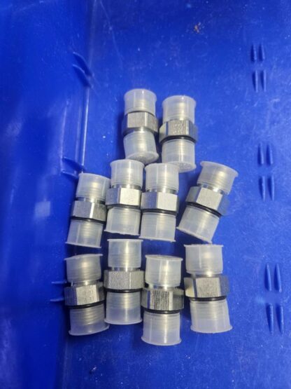(10) Brennan 6400-08-08-O 1/2" Male ORB to 1/2" JIC Flare 08MJ-08MORB Straight - New - Image 10