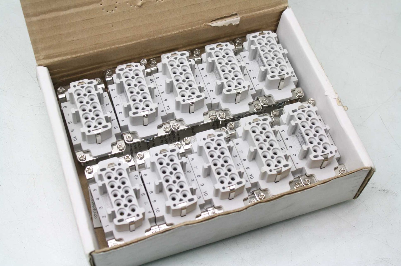 10 New Phoenix Contact HC-B 10-EBUS HeavyCon Contact Inserts / 10 Position - New - Image 3