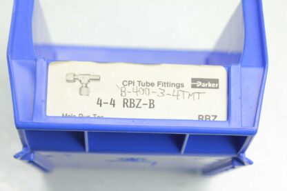 12 New Parker 4-4 RBZ-B CPI Brass Male Run Tee 1/4" NPT x 1/4" Tube Fitting - New - Image 4