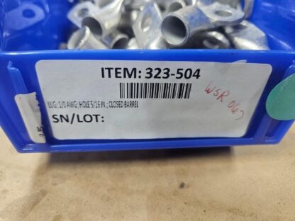 (170) Molex 0192210240 Tin Plated Copper Lug MX 1/0 Gauge 5/16" Hole - New - Image 5