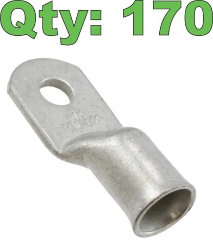 (170) Molex 0192210240 Tin Plated Copper Lug MX 1/0 Gauge 5/16" Hole - New - Image 7