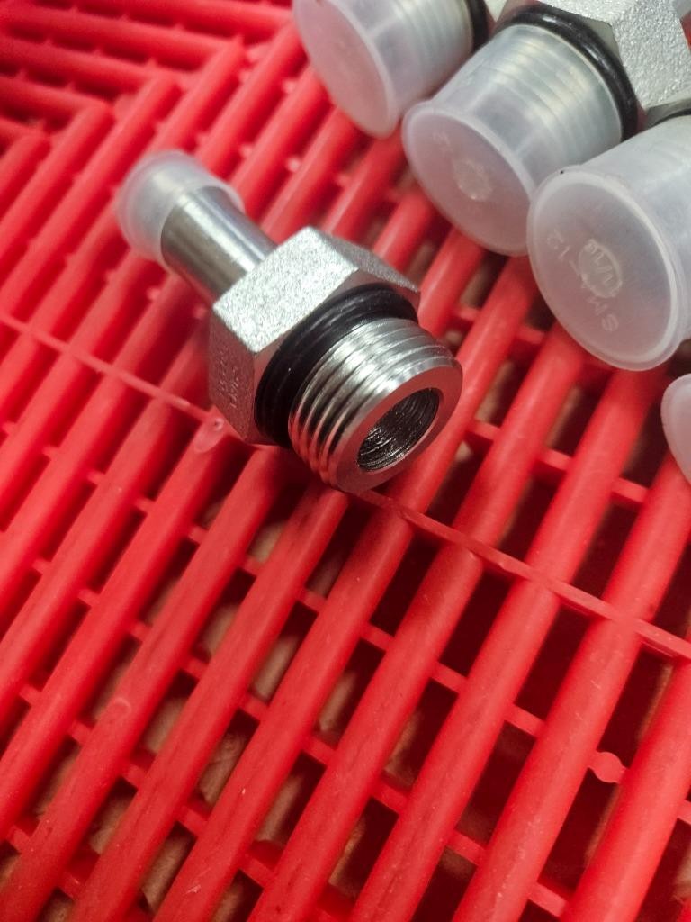 (18) Brennan 4604-10-12-O 5/8" Hose Barb x 3/4" (-12) Male ORB 10HB-12MORB - New - Image 5