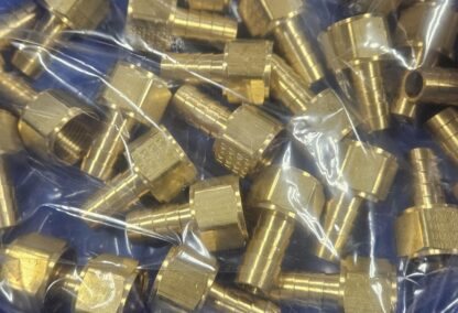 (25) Dixon 1040808C Brass 1/2" Female NPTF x 1/2" Barb Fitting - New - Image 3