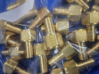 (25) Dixon 1040808C Brass 1/2" Female NPTF x 1/2" Barb Fitting - New - Image 4