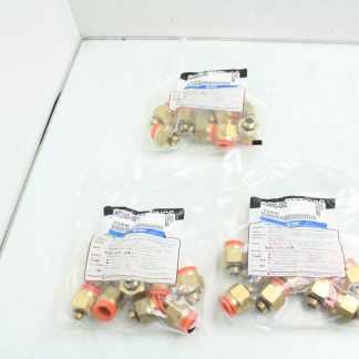 30 New SMC KQ2H13-U02 Air Fittings 1/2" Tube x 1/4" NPT - New