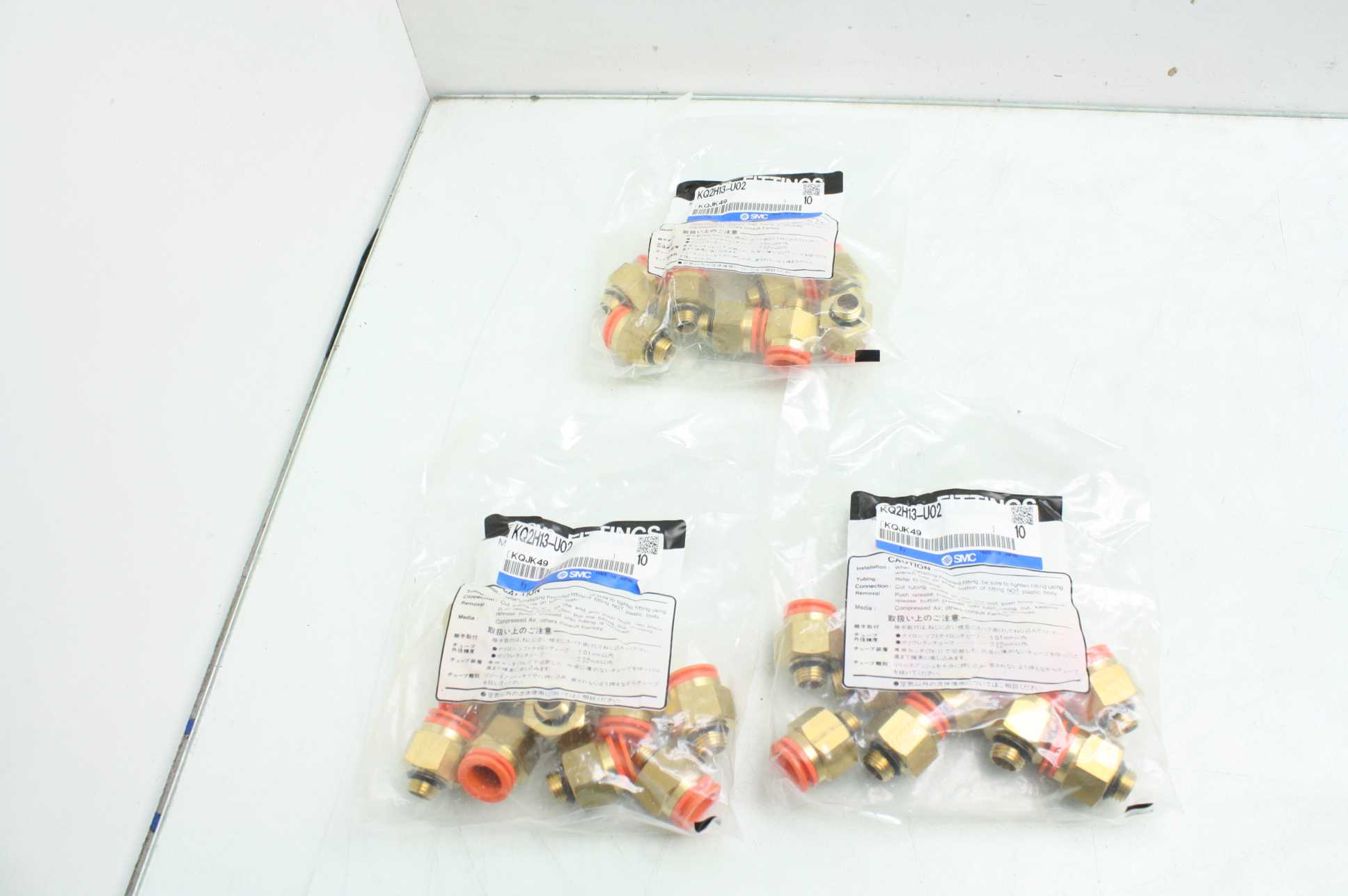 30 New SMC KQ2H13-U02 Air Fittings 1/2" Tube x 1/4" NPT - New - Image 8