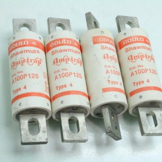 4 Gould Ferraz Shawmut A100P125 Fuses 125A 1000V High Speed - New