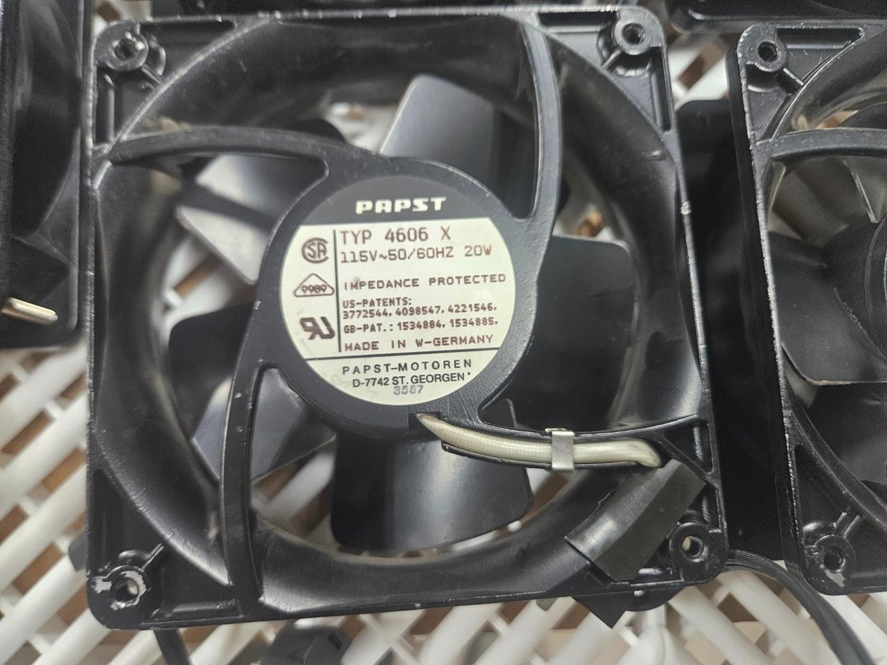 5 EBM Papst 4606 X Axial Full Metal Cooling Fan 119mm x 38mm / 115V AC - Used - Image 3