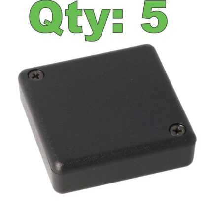(5) New Hammond 1551SBK ABS Plastic Enclosure 50mm x 50mm x 15mm - New - Image 7