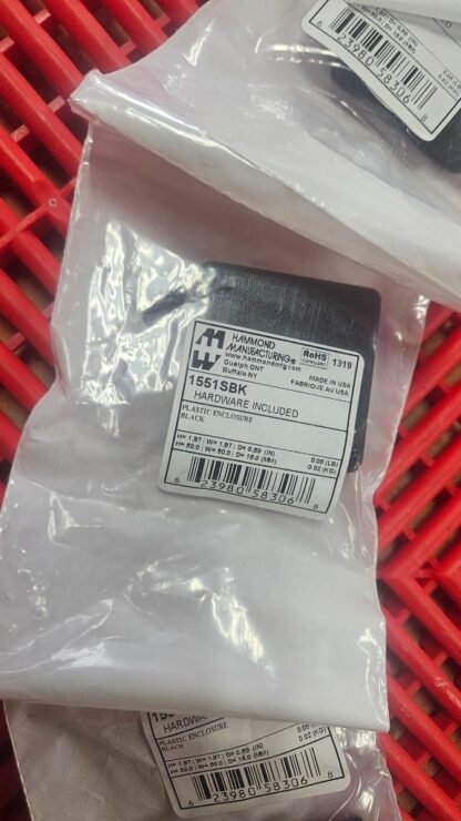 (5) New Hammond 1551SBK ABS Plastic Enclosure 50mm x 50mm x 15mm - New - Image 9