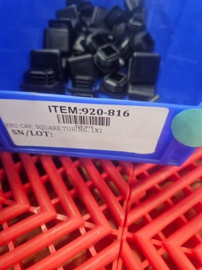(50) New 1" Square Steel Tubing Cap Plastic Plug - New - Image 4