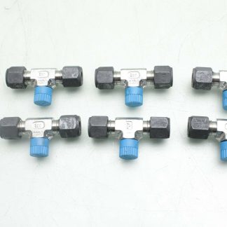 6 New Parker 4-4-2 SBZ-SS CPI NPT Male Branch Tee 1/4"x1/4"x1/8" MNPT Stainless - New