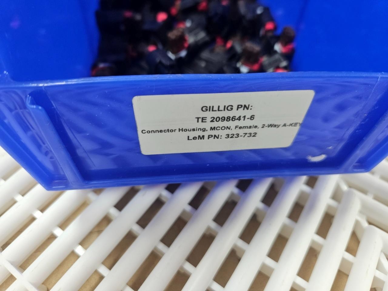 (65) New TE Connectivity 2098641-6 MCON 2 Position Connector Receptacle - New - Image 3