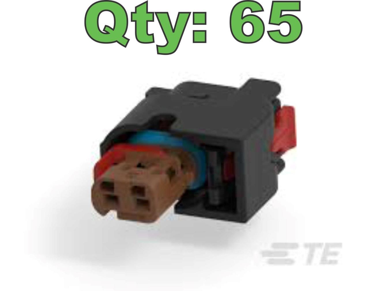 (65) New TE Connectivity 2098641-6 MCON 2 Position Connector Receptacle - New - Image 8