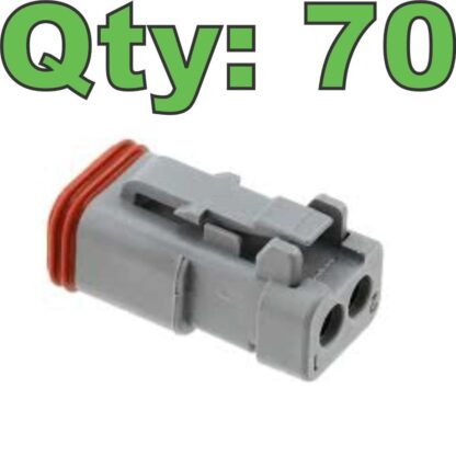 70 New TE Connectivity Deutsch DTM06-2S-E003 Connector 2 Position Endcap - New - Image 9