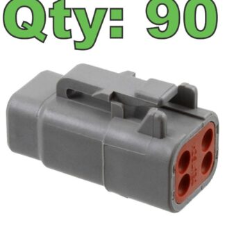 90 New TE Connectivity Deutsch DTM06-4S Connector 4 Position Housings - New