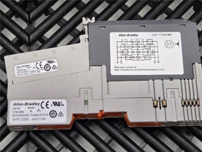 Allen-Bradley 1734-MB I/O PLC Mounting Base w/ 1734-IB8, 1734-RTBS - Used - Image 10