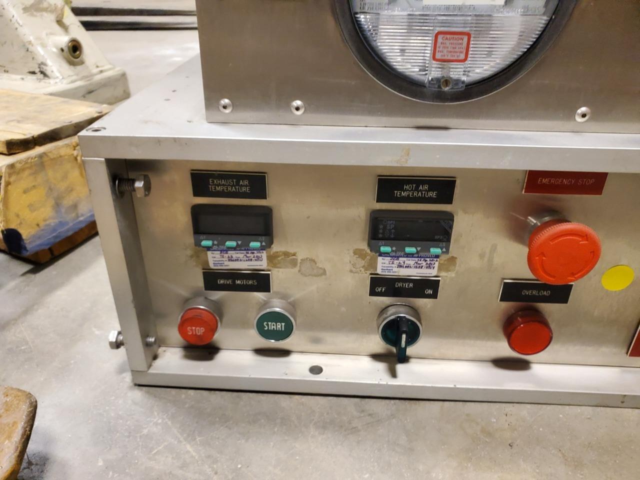 Alliance Pressurized Stainless Oven Roll to Roll Film Dryer Convection Blowers - Used - Image 11