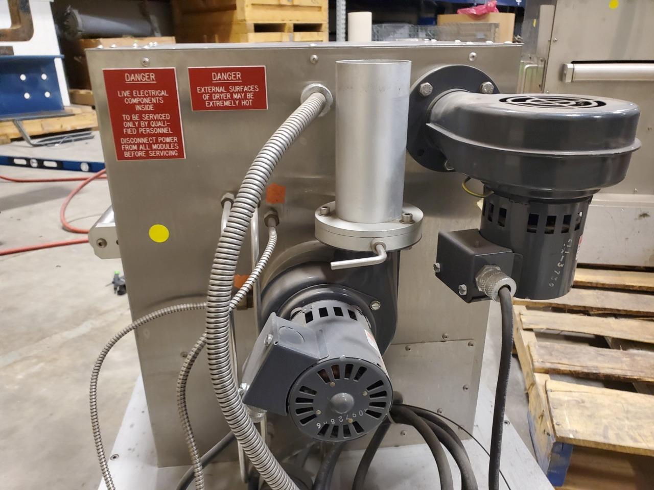 Alliance Pressurized Stainless Oven Roll to Roll Film Dryer Convection Blowers - Used - Image 14