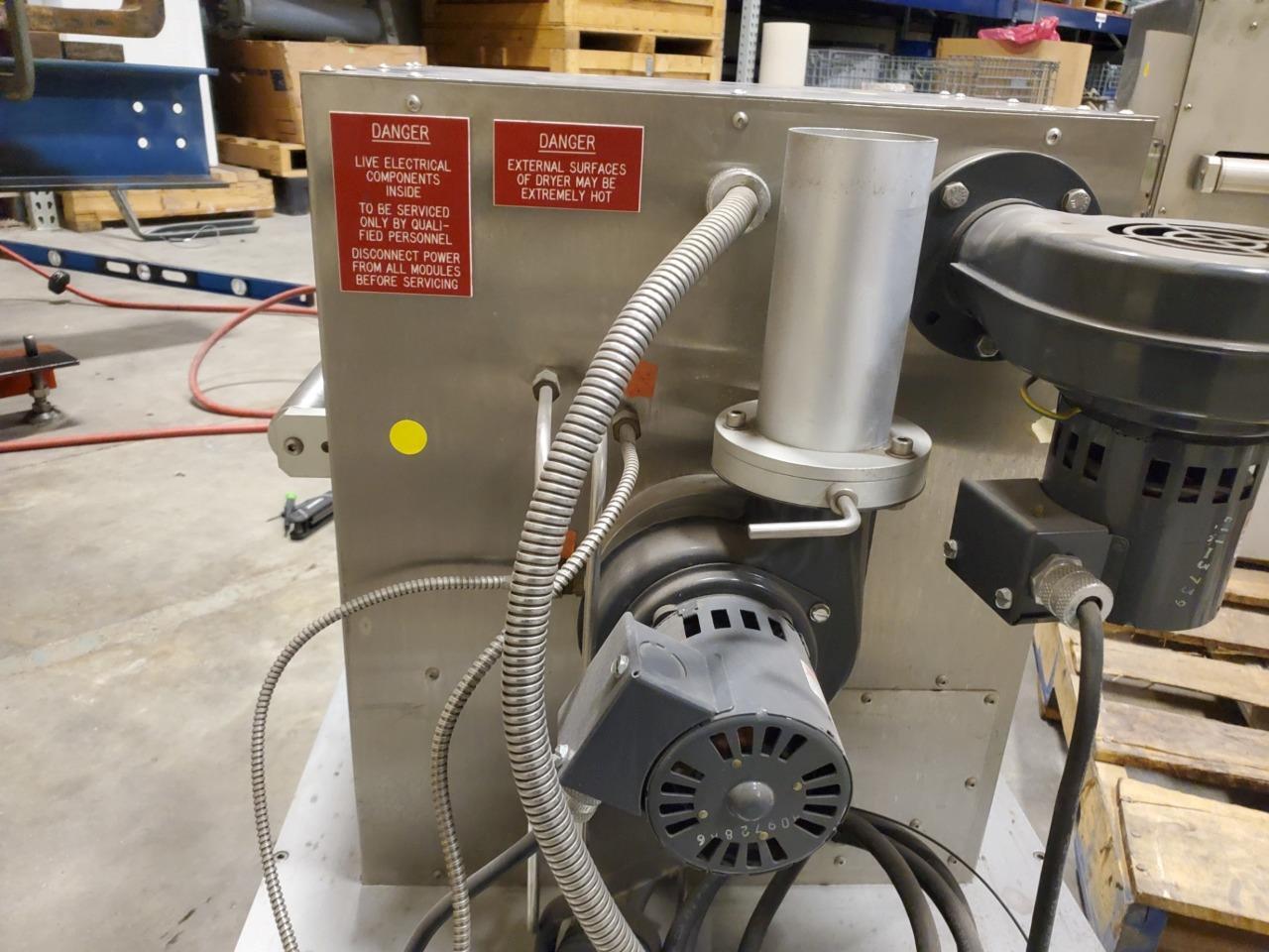 Alliance Pressurized Stainless Oven Roll to Roll Film Dryer Convection Blowers - Used - Image 10