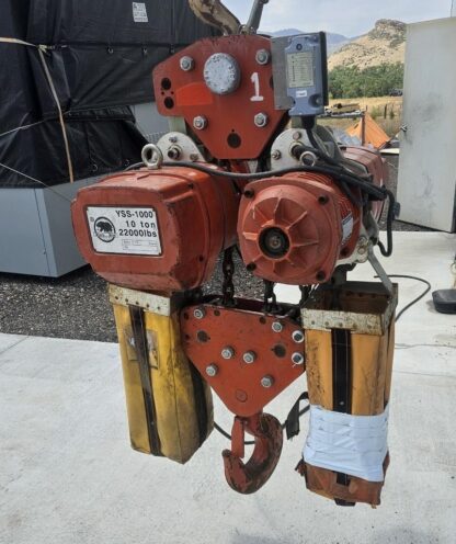 Black Bear YSS-1000 Chain Hoist 22,000 lbs / 10 Tons / Wireless Control - Used - Image 3