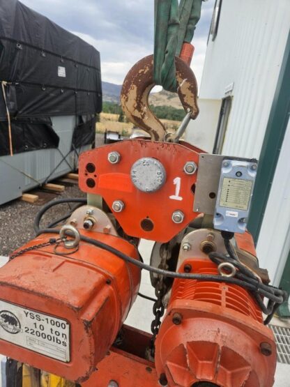 Black Bear YSS-1000 Chain Hoist 22,000 lbs / 10 Tons / Wireless Control - Used - Image 27