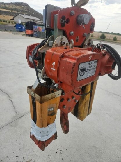 Black Bear YSS-1000 Chain Hoist 22,000 lbs / 10 Tons / Wireless Control - Used - Image 4