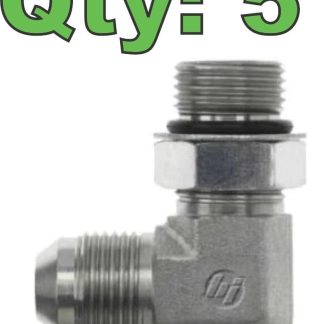 Brennan 6801-08-08-NWO-FG Elbow 90 Deg 1/2" ORB to 1/2" JIC Flare 08MJ-08MAORB - New