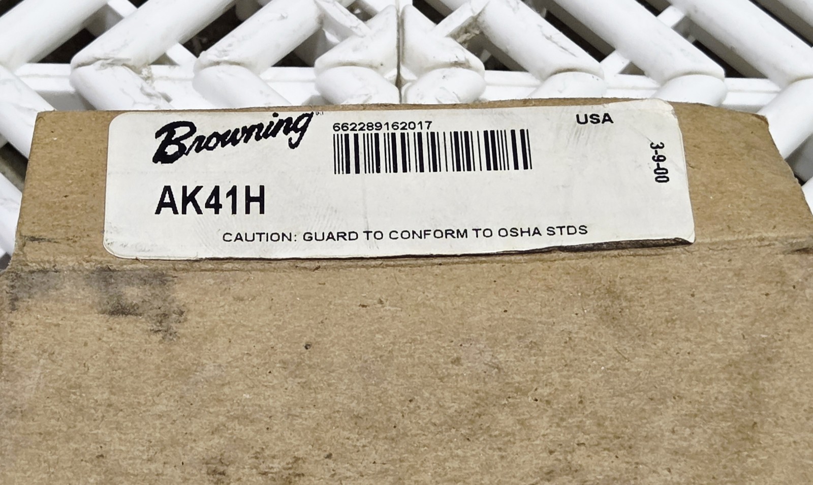 Browning AK41H Single Groove V-Belt Sheave Pulley 4" OD H-Bushed - Used - Image 5